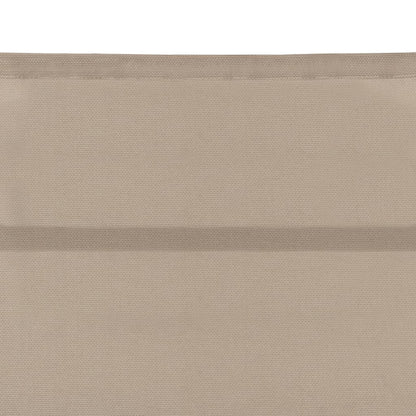 Sonnenliege Textilene und Aluminium Creme