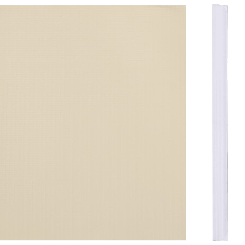 Garten-Sichtschutz PVC 70x0,19 m Creme