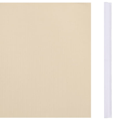 Garten-Sichtschutz PVC 70x0,19 m Creme