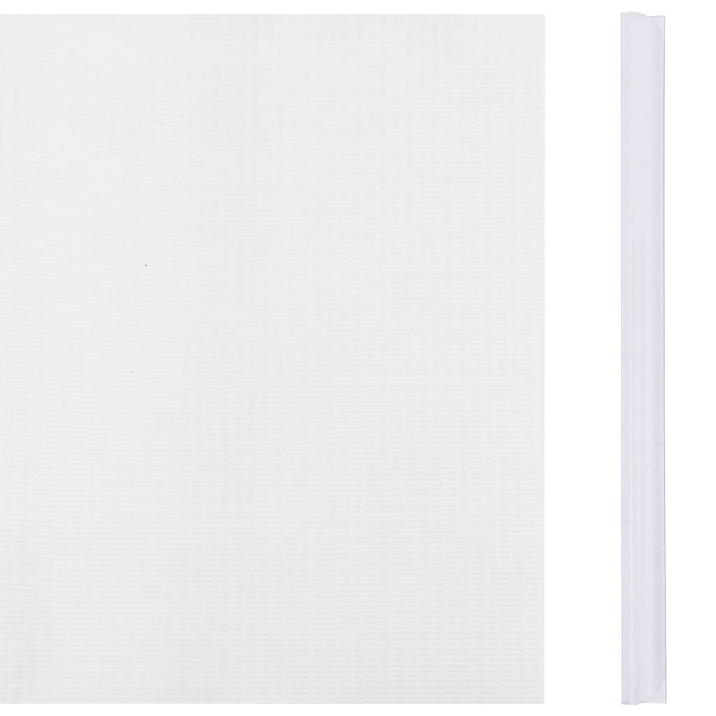 Garten-Sichtschutz PVC 70x0,19 m Weiß