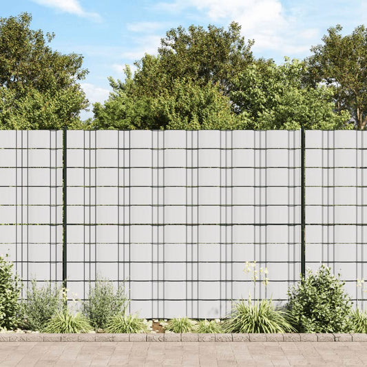 Garten-Sichtschutz PVC 70x0,19 m Weiß