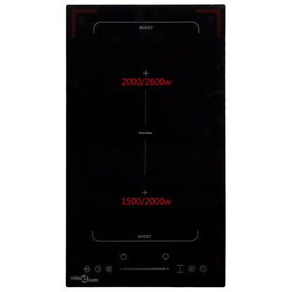 Induktionskochfeld Flexzone mit 2 Platten Touch Control 3500 W