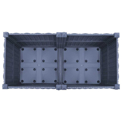 Hochbeet 80x40x38 cm Polypropylen
