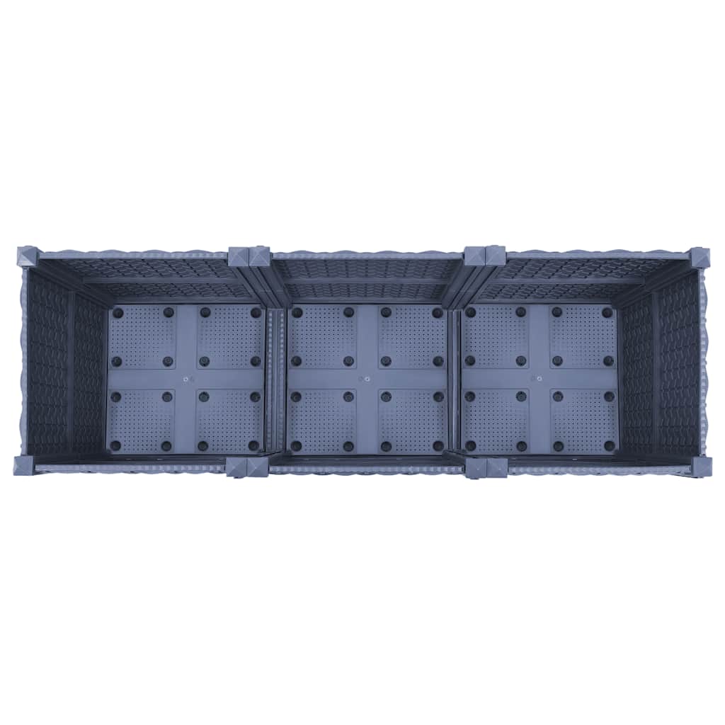 Hochbeet 120x40x38 cm Polypropylen