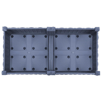 Hochbeet 80x40x71 cm Polypropylen