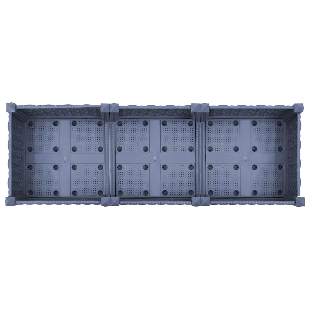 Hochbeet 120x40x71 cm Polypropylen