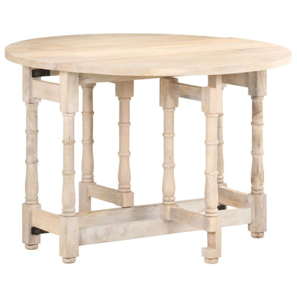 Esstisch Rund 110x76 cm Mango Massivholz