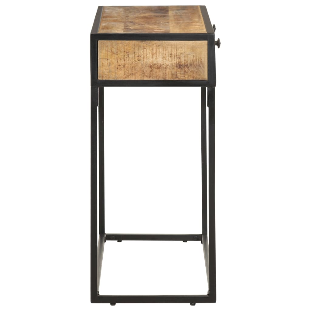 Konsolbord 100x35x75 cm mango massivt træ