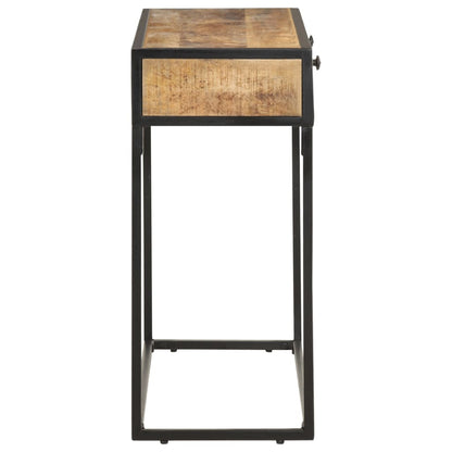 Konsolbord 100x35x75 cm mango massivt træ