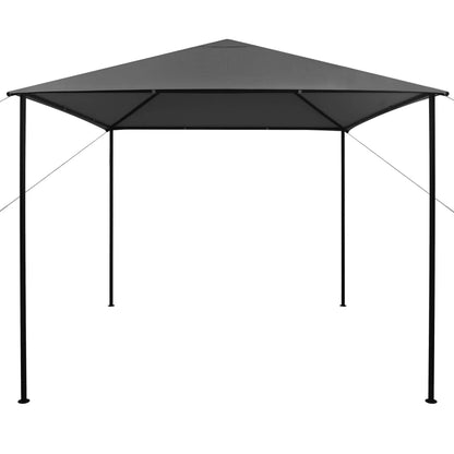 Pavillon 3x3 m Anthrazit Stoff und Stahl 180 g/m²