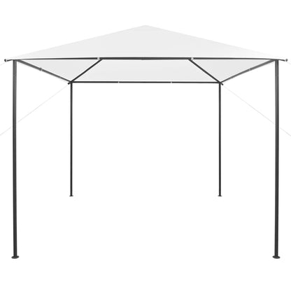 Pavillon 3x3x2,9 m Weiß 180 g/m²