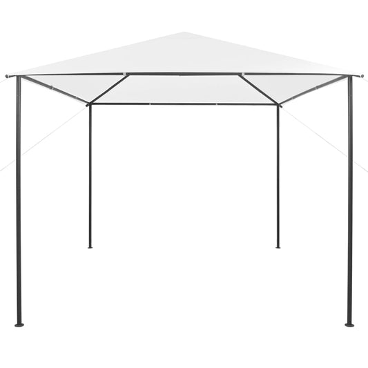 Pavillon 3x3x2,9 m Weiß 180 g/m²