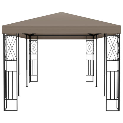 Pavillon 6x3 m Taupe Stoff