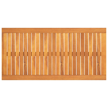 Couchtisch 100x50x33 cm Massivholz Akazie