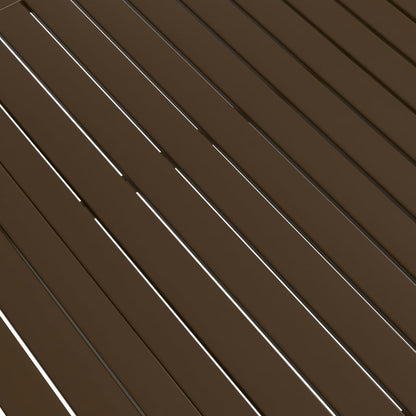 Havebord Brun 140x80x72 cm Stål