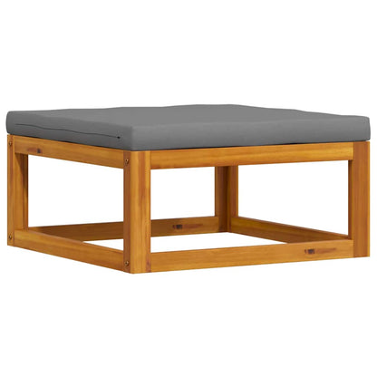 3-tlg. Garten-Lounge-Set mit Kissen Massivholz Akazie