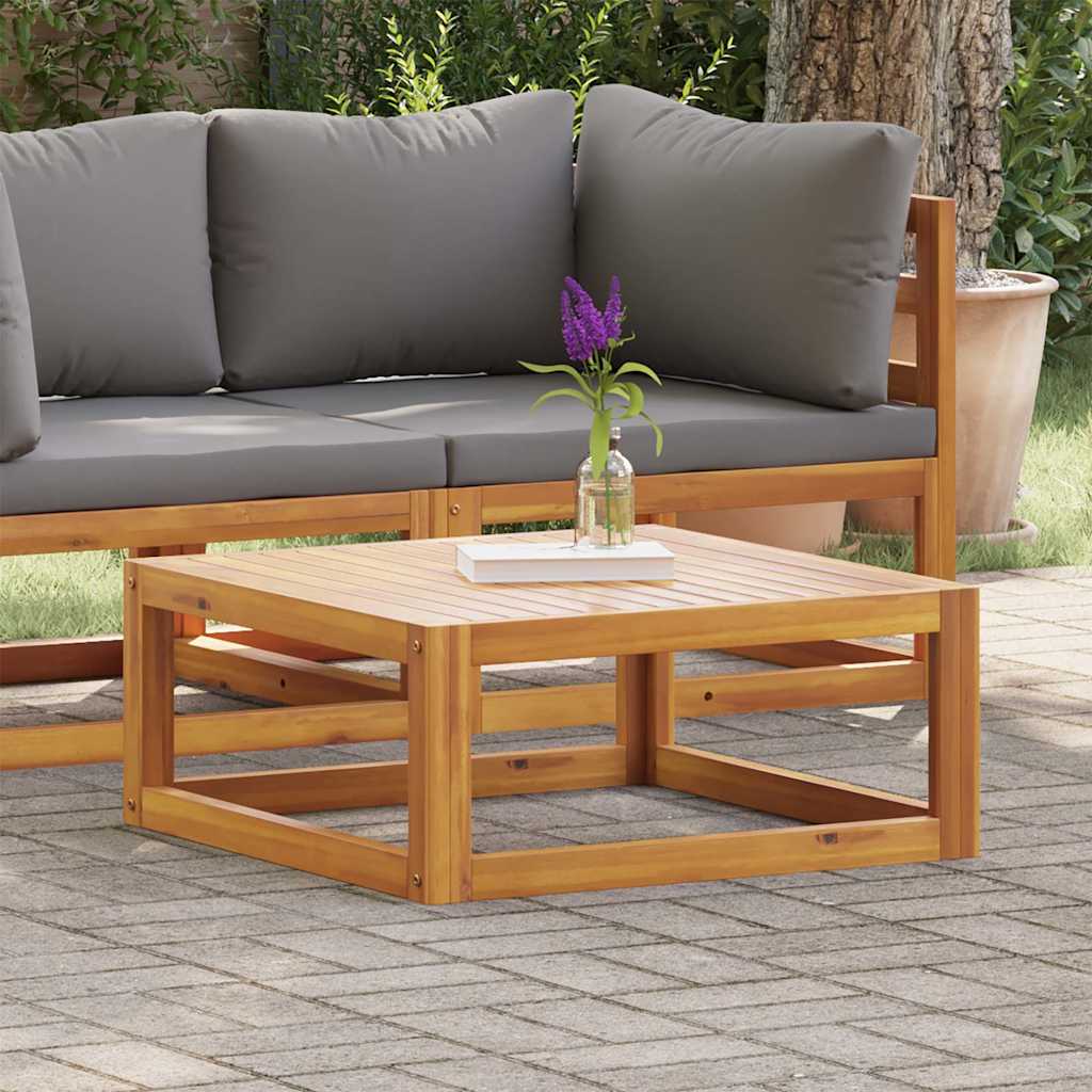 Couchtisch 68x68x29 cm Massivholz Akazie