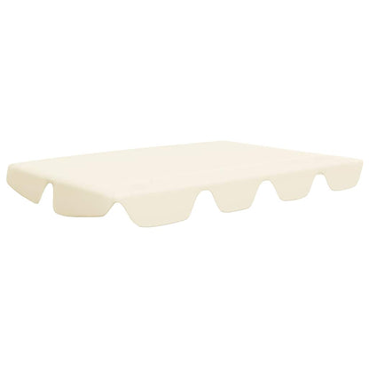 Ersatzdach für Hollywoodschaukel Creme 188/168x145/110 cm