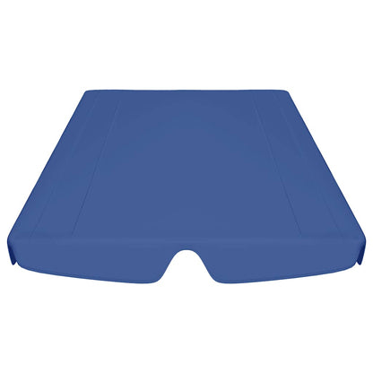 Ersatzdach für Hollywoodschaukel Blau 188/168x145/110 cm