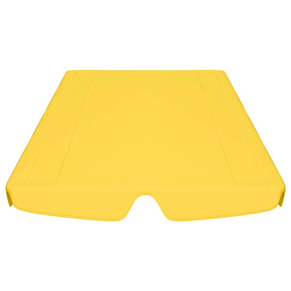 Ersatzdach für Hollywoodschaukel Gelb 188/168x145/110 cm