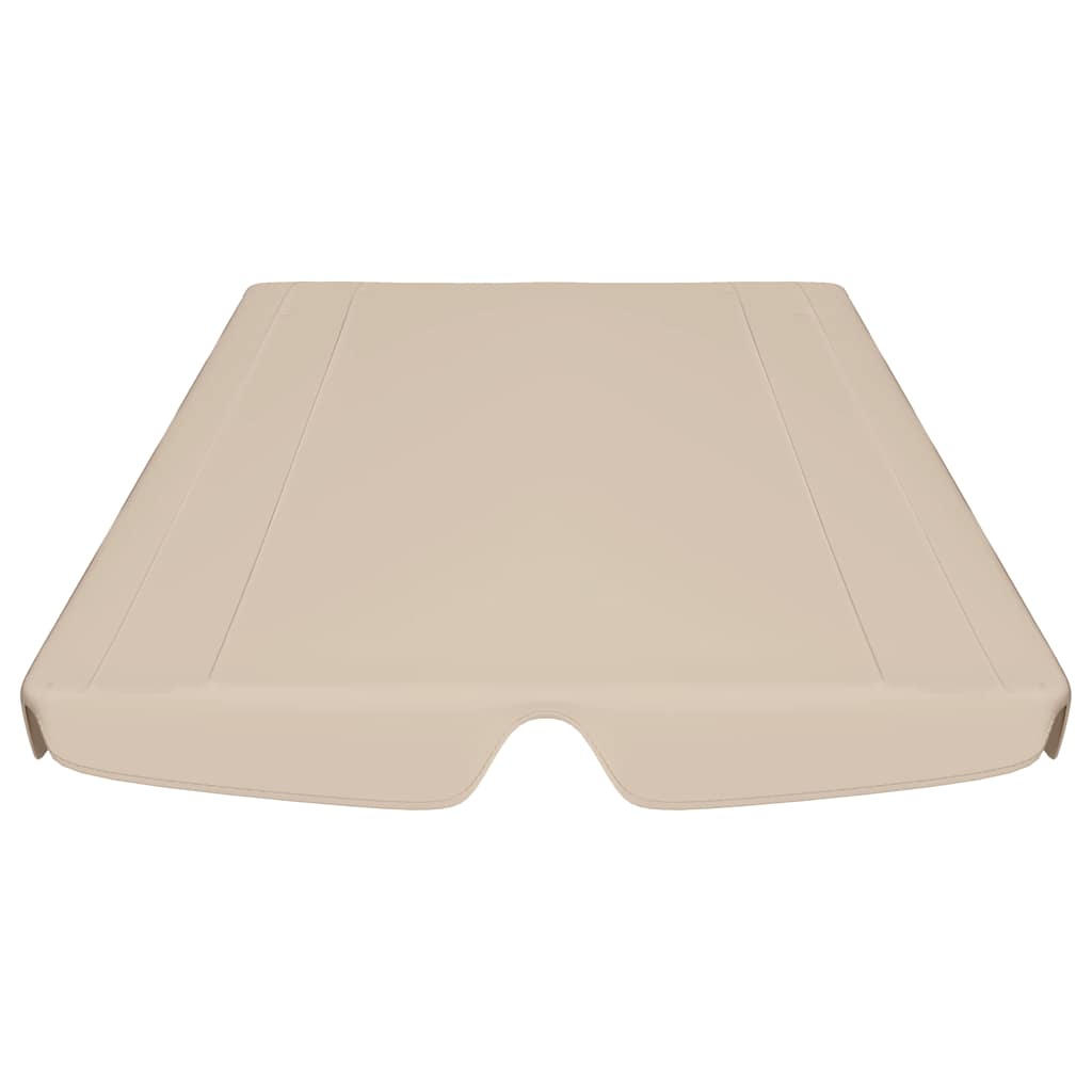 Ersatzdach für Hollywoodschaukel Beige 150/130x105/70 cm