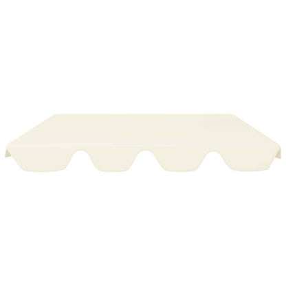 Ersatzdach für Hollywoodschaukel Creme 150/130x105/70 cm