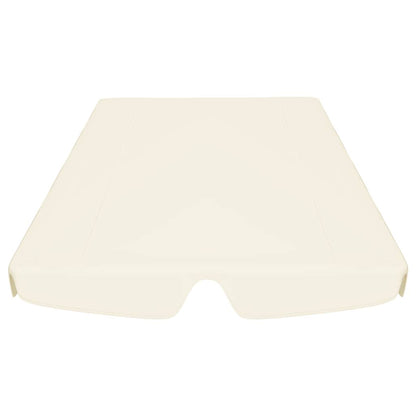 Ersatzdach für Hollywoodschaukel Creme 150/130x105/70 cm