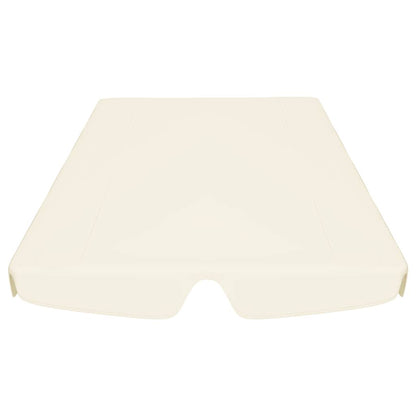 Ersatzdach für Hollywoodschaukel Creme 150/130x105/70 cm