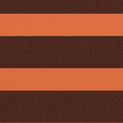 Balkon-Sichtschutz Orange und Braun 75x400 cm Oxford-Gewebe