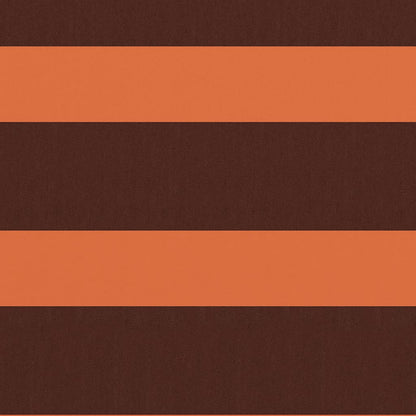 Balkon-Sichtschutz Orange und Braun 75x600 cm Oxford-Gewebe