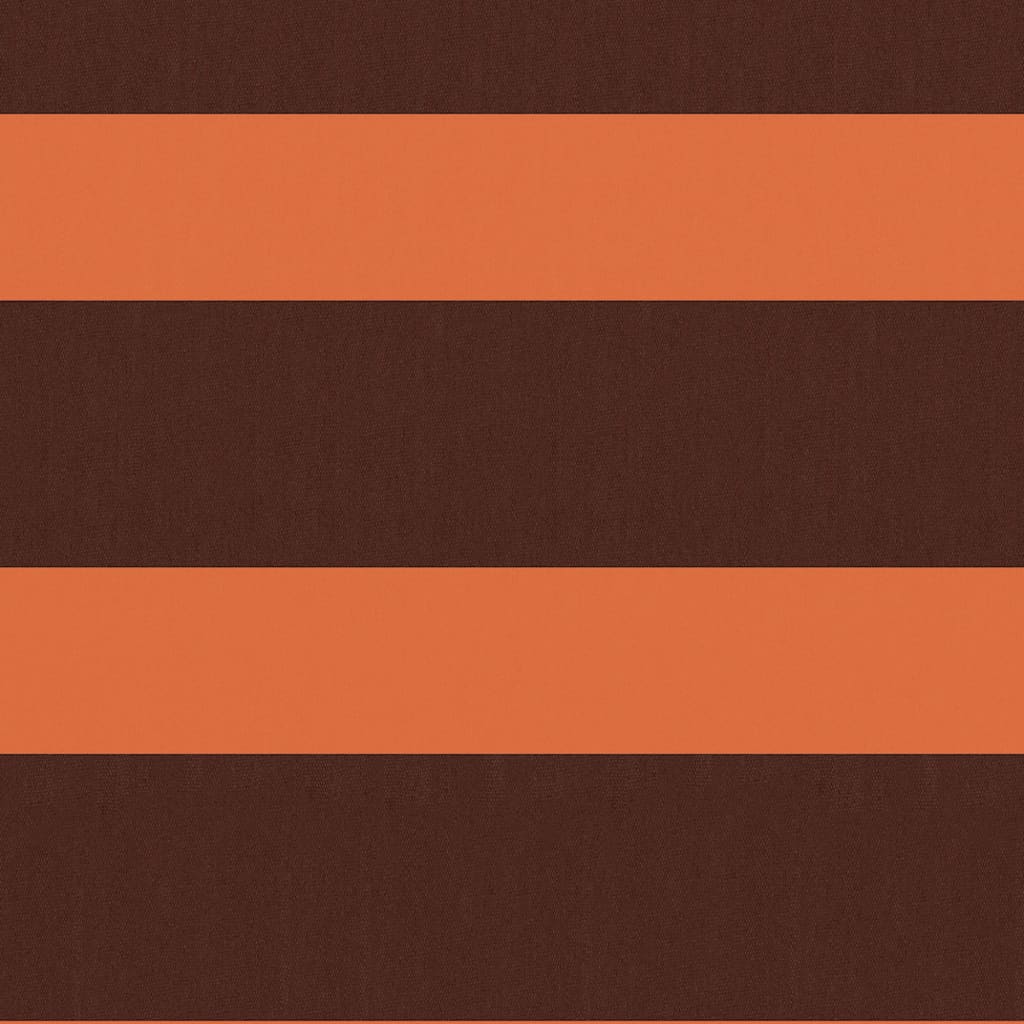 Balkon-Sichtschutz Orange und Braun 120x400 cm Oxford-Gewebe