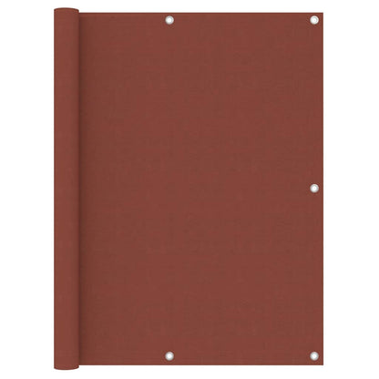 Balkon-Sichtschutz Terrakotta-Rot 120x600 cm Oxford-Gewebe