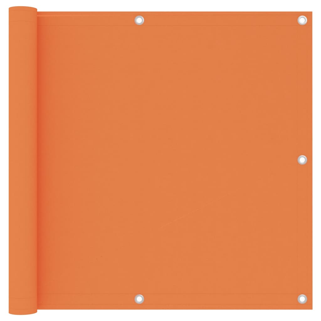 Balkon-Sichtschutz Orange 90x500 cm Oxford-Gewebe