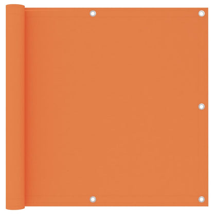 Balkon-Sichtschutz Orange 90x500 cm Oxford-Gewebe