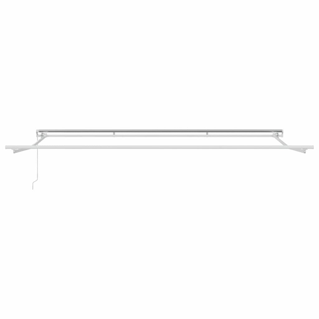 Markise Weiß 4 × 3,5 m Metall
