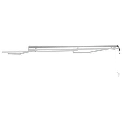 Markise Weiß 3 x 2,5 m Metall
