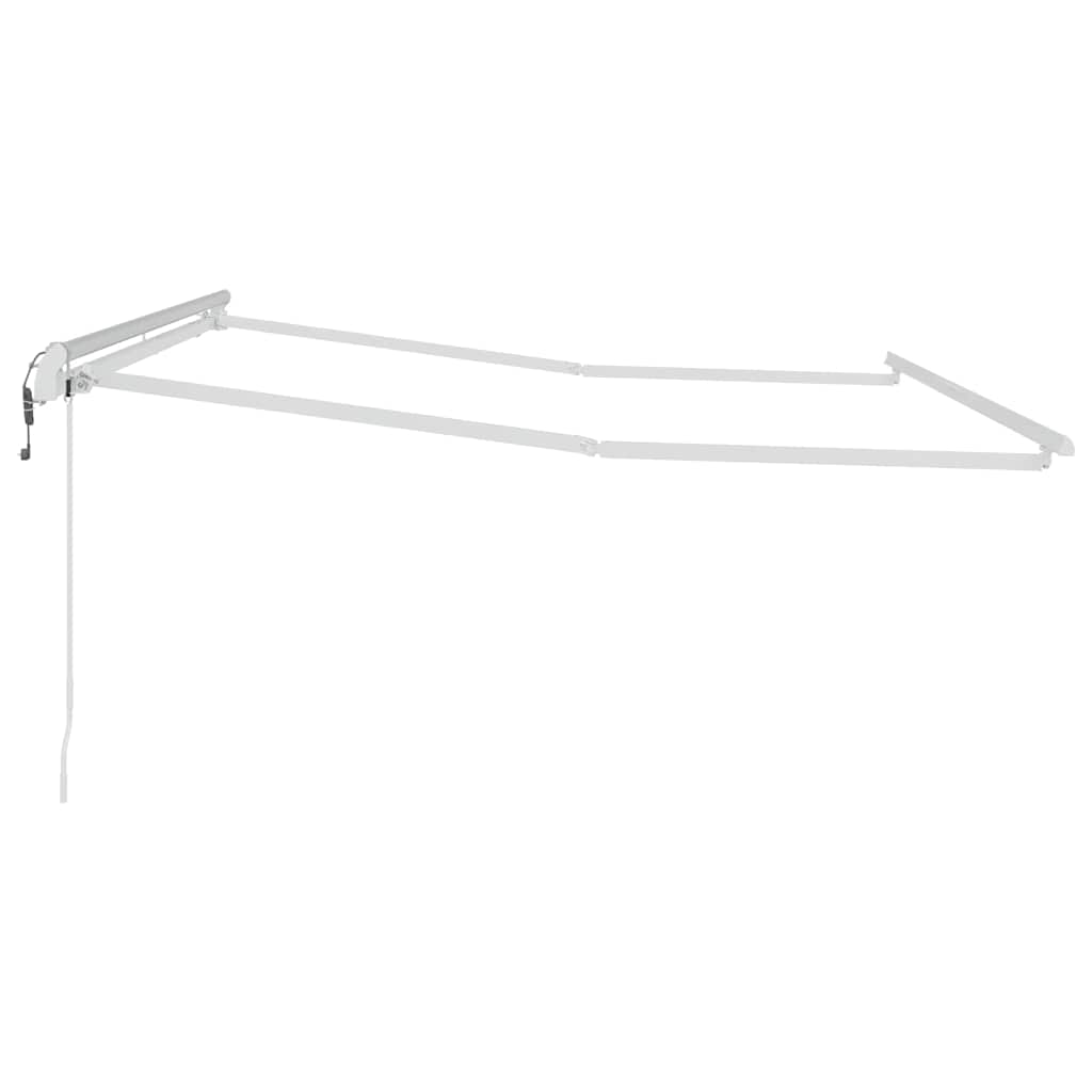 Markise Weiß 3 x 2,5 m Metall