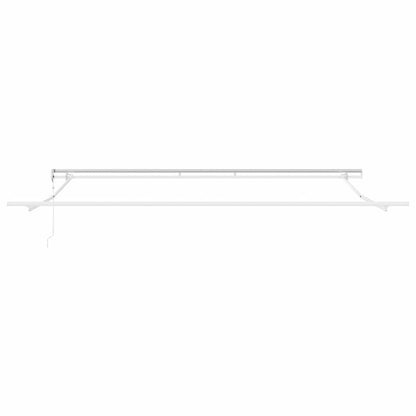 Markise Weiß 4 × 3,5 m Metall