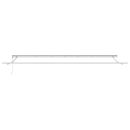 Markise Weiß 6 × 3,5 m Metall