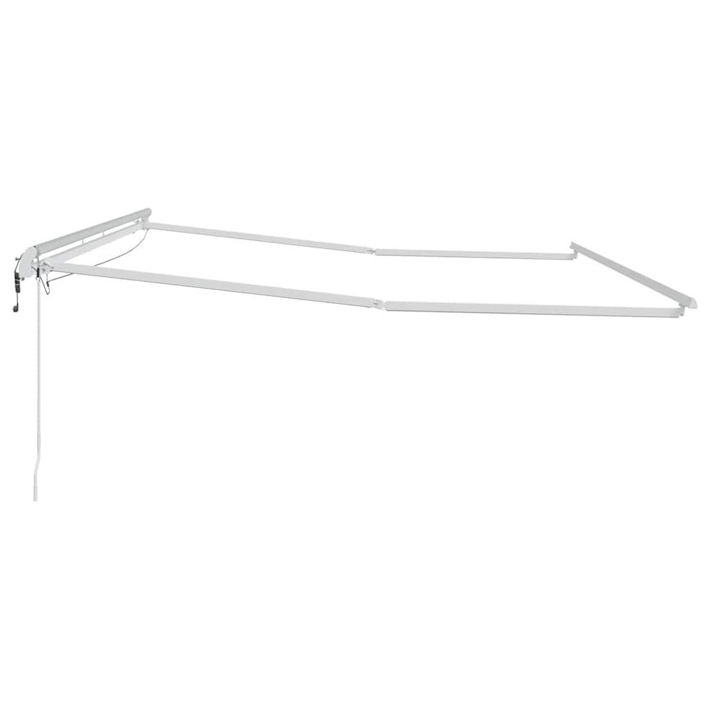 Markise Weiß 5 x 3 m Metall