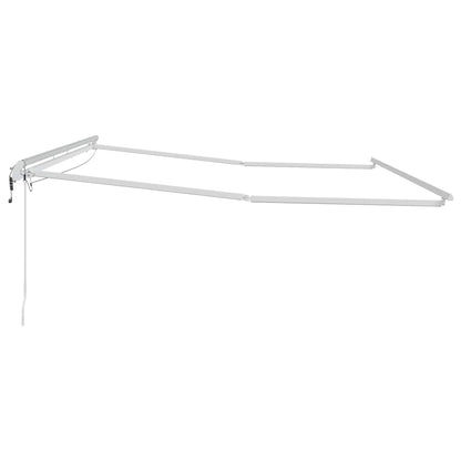 Markise Weiß 5 x 3 m Metall