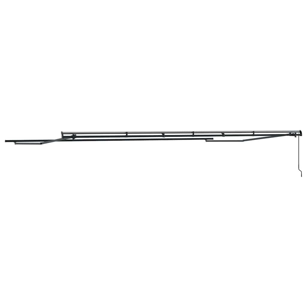 Markise Anthrazit 6 x 3 m Metall