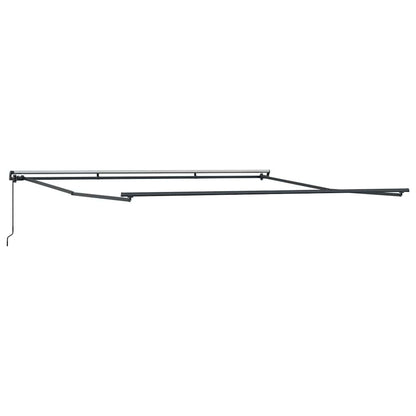 Markise Anthrazit 4 × 3,5 m Metall