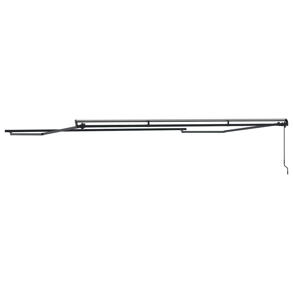 Markise Anthrazit 5 × 3,5 m Metall
