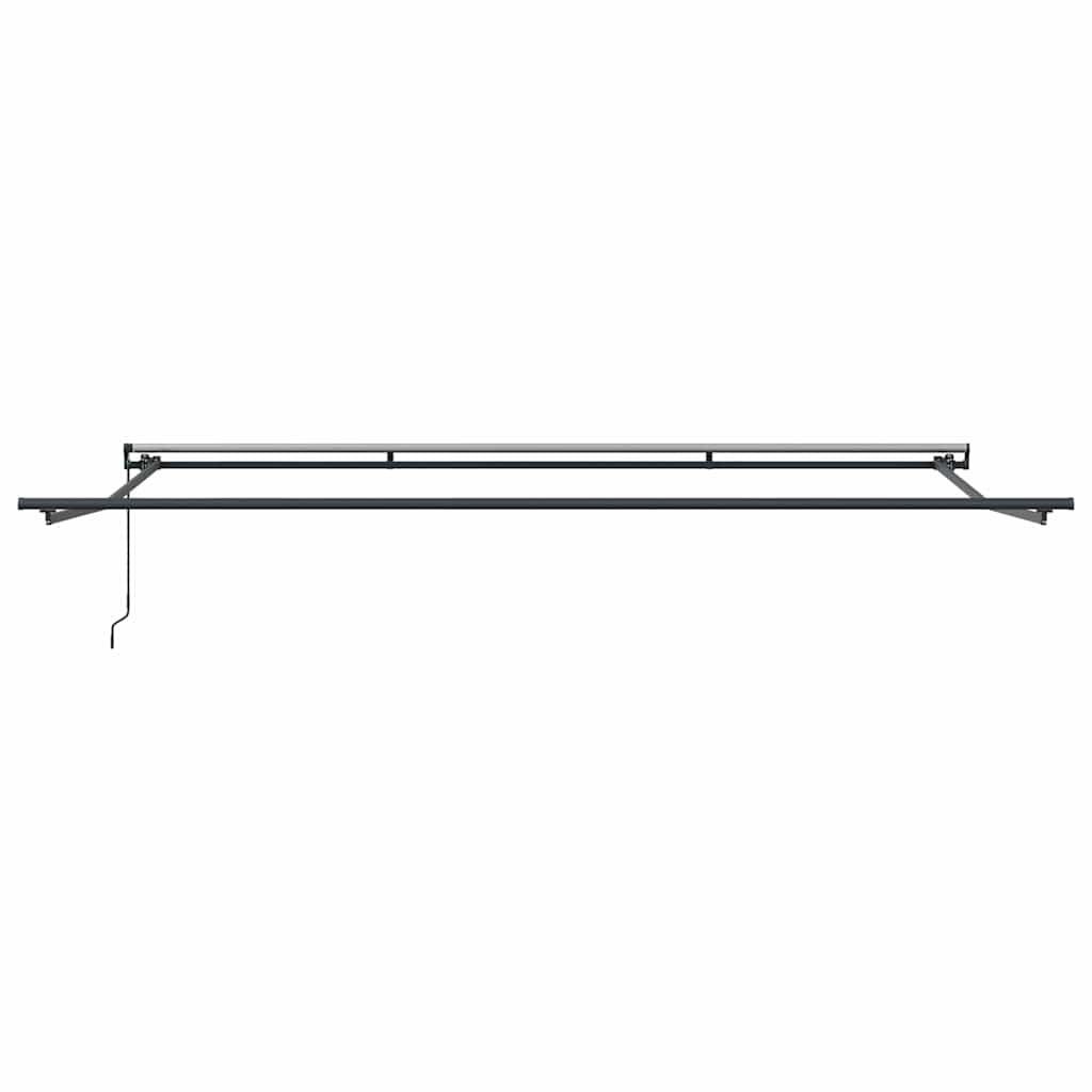 Markise Anthrazit 5 × 3,5 m Metall