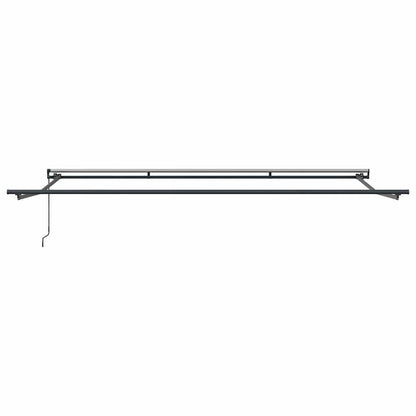 Markise Anthrazit 5 × 3,5 m Metall