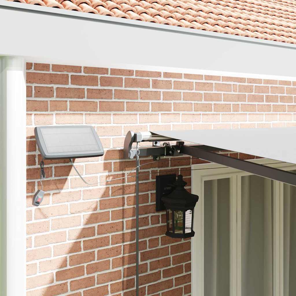 Markise mit Anthrazit 6 x 3 m Metall