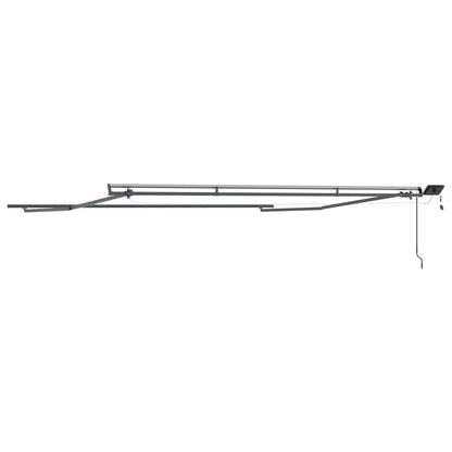 Markise mit Anthrazit 4,5 × 3,5 m Metall