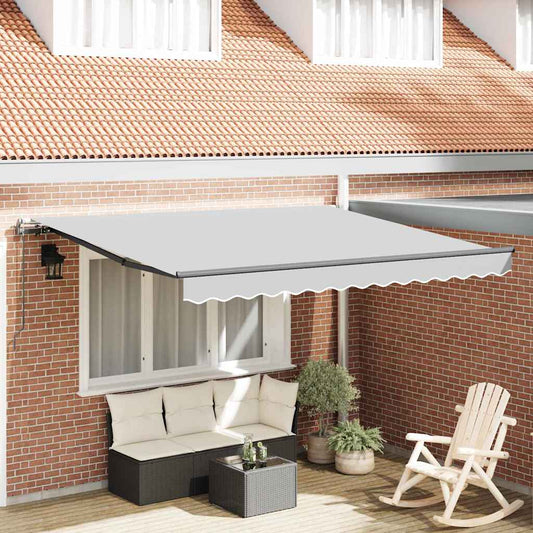 Markise Anthrazit 3 x 2,5 m Metall