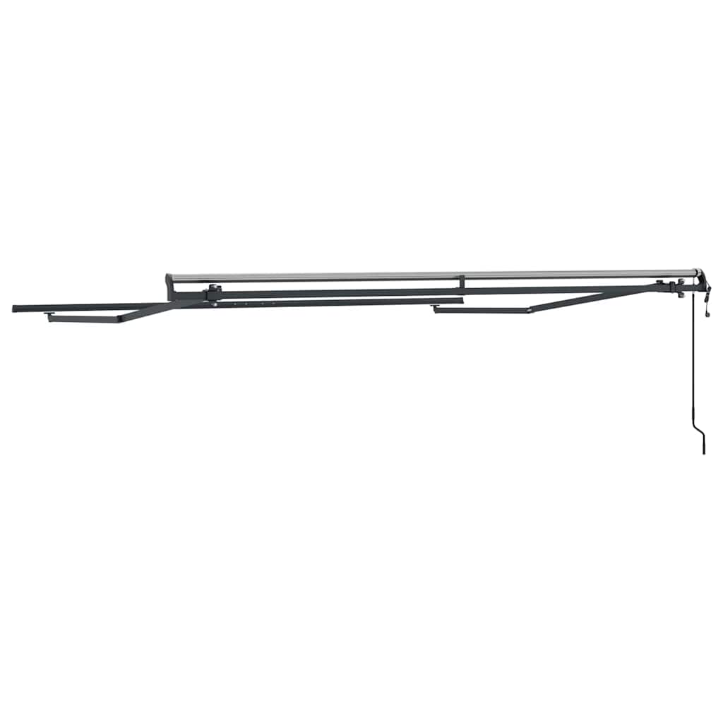 Markise Anthrazit 3 x 2,5 m Metall
